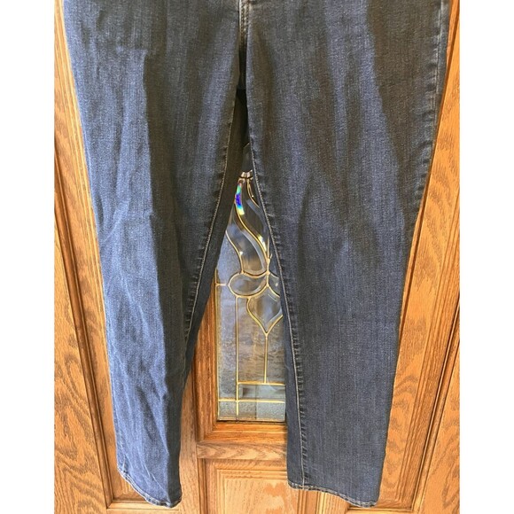 American Eagle Black Denim Jeans Women's Size 14 Hi Rise Skinny Super Stretch - Picture 5 of 16